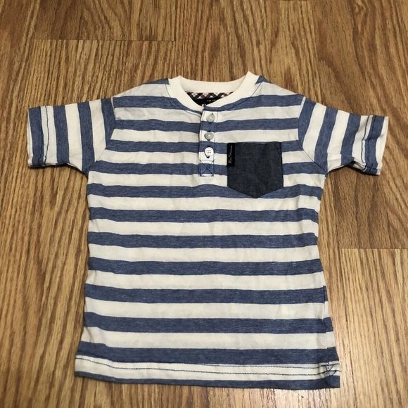 Ben Sherman Other - ben sherman baby boy striped pocket t-shirt size 12 Months
